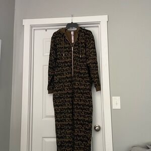 Savage X Fenty Brown and Black Jumpsuit